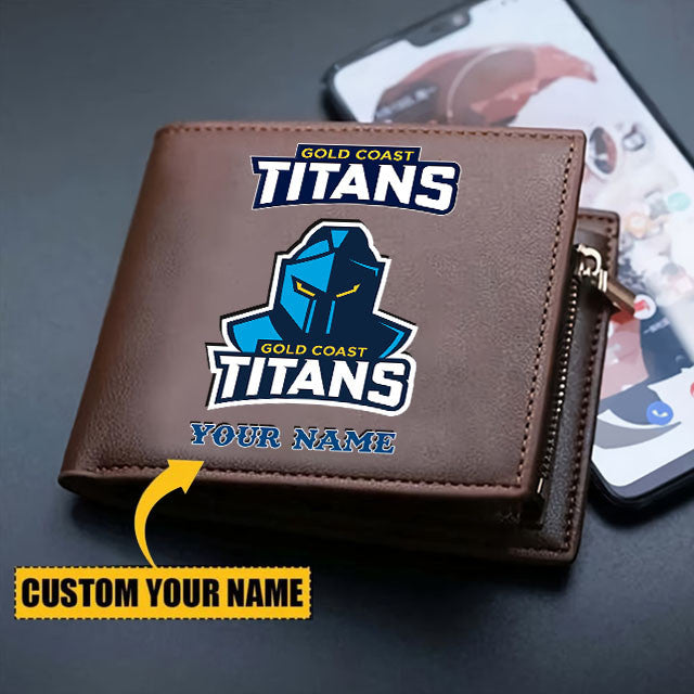 GLD Personalized Custom Zipper Folded Wallet