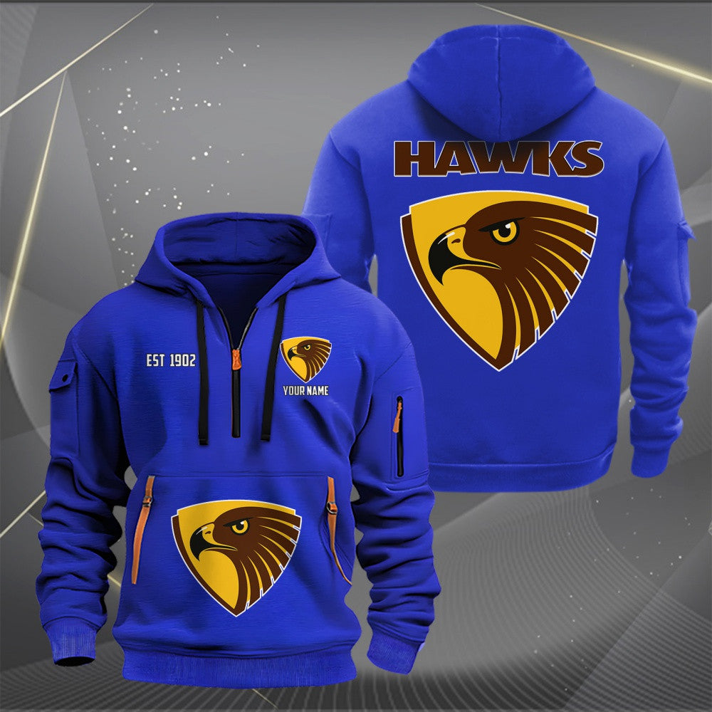 HAW Personalized Custom Sports Hoodie Zipper