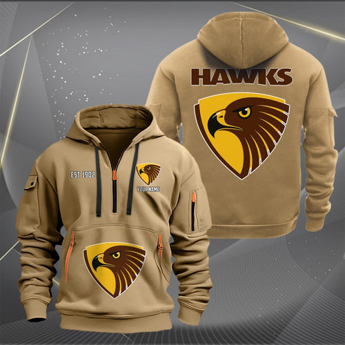 HAW Personalized Custom Sports Hoodie Zipper