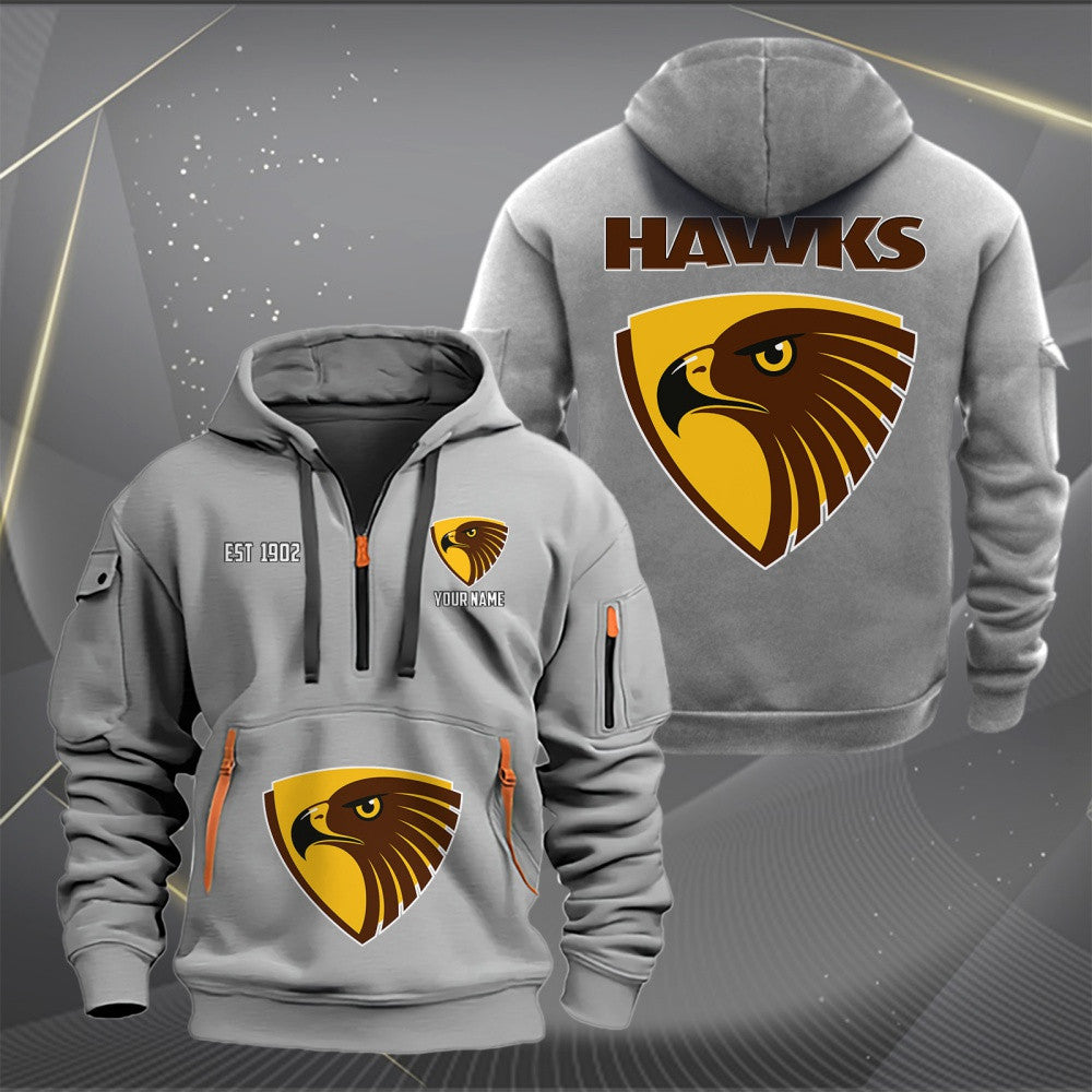 HAW Personalized Custom Sports Hoodie Zipper