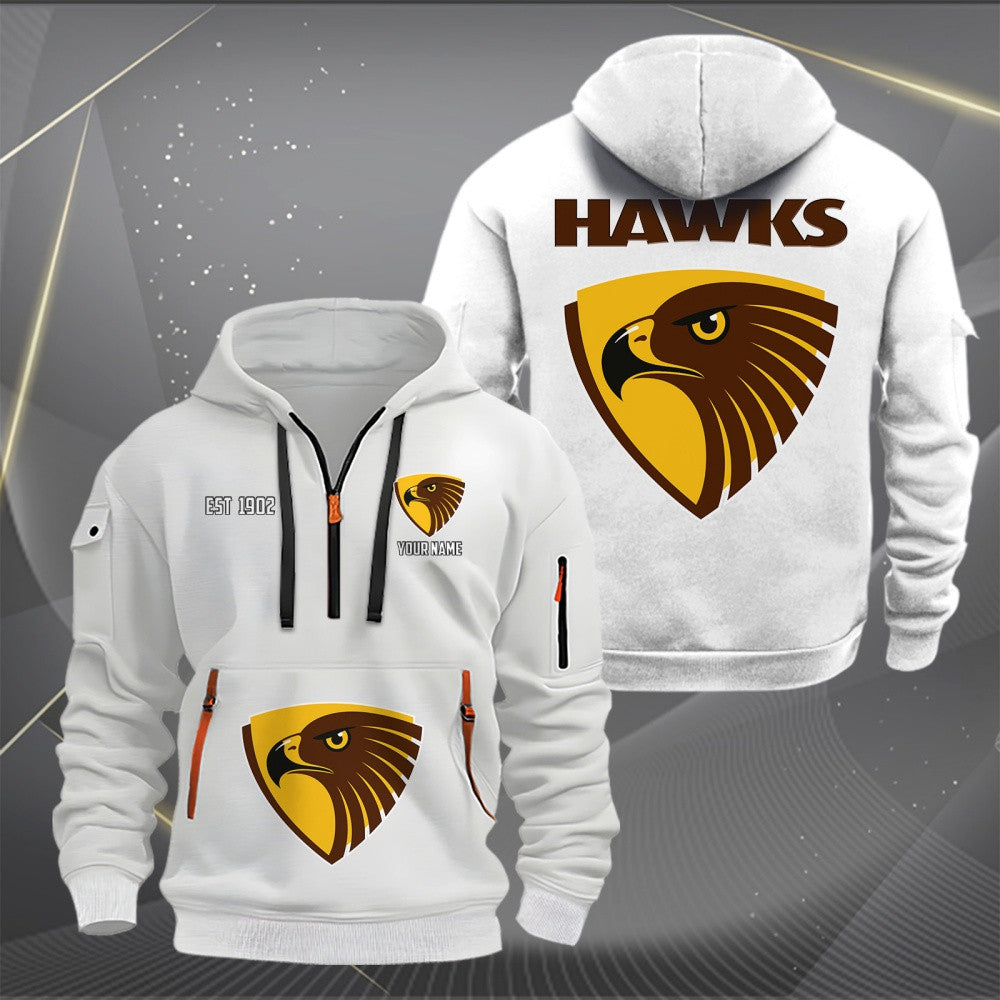 HAW Personalized Custom Sports Hoodie Zipper