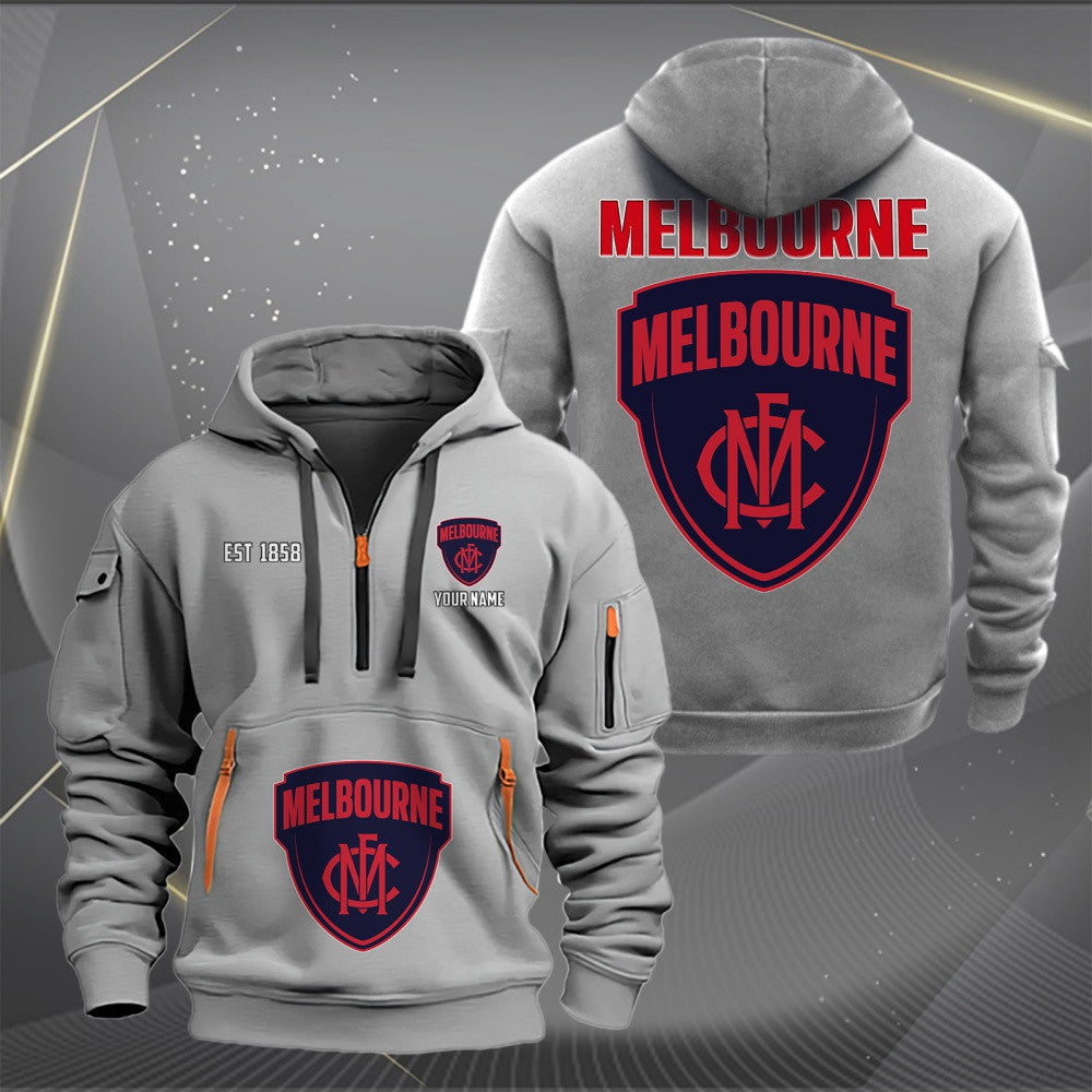 MD Personalized Custom Sports Hoodie Zipper