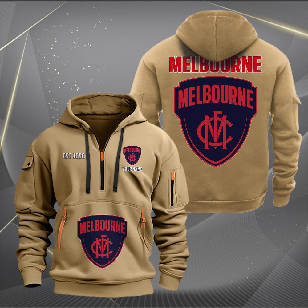 MD Personalized Custom Sports Hoodie Zipper