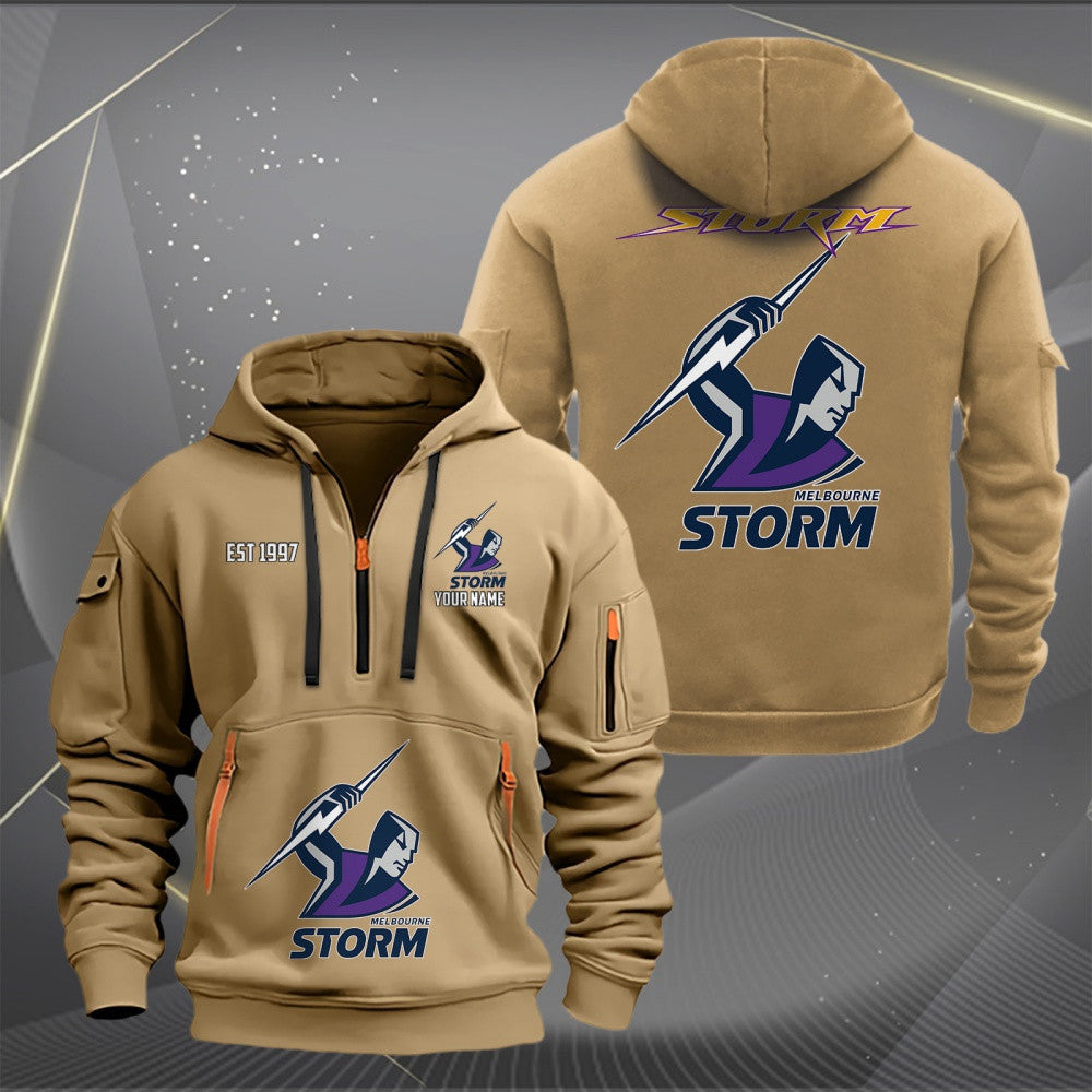 MEL Personalized Custom Sports Hoodie Zipper