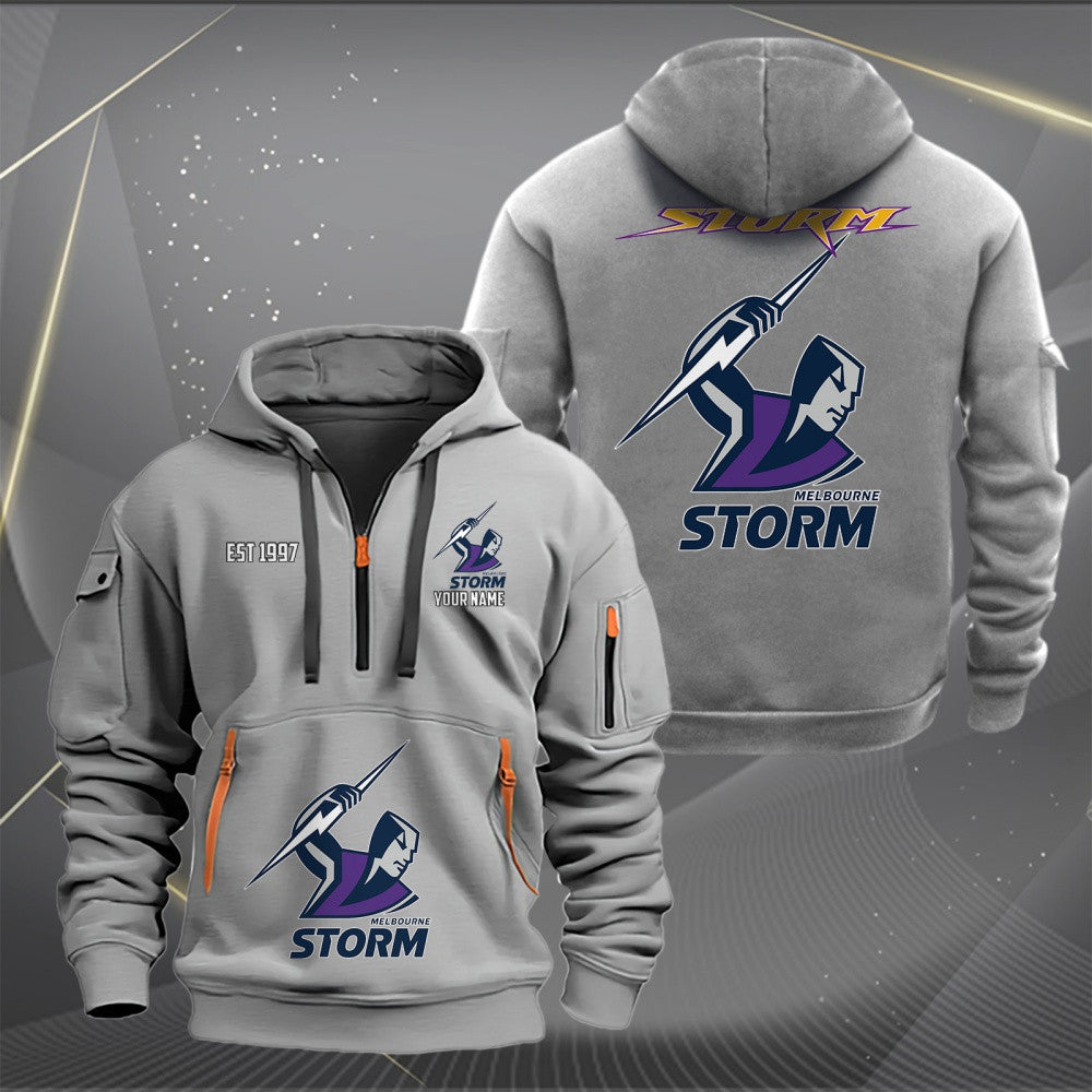 MEL Personalized Custom Sports Hoodie Zipper