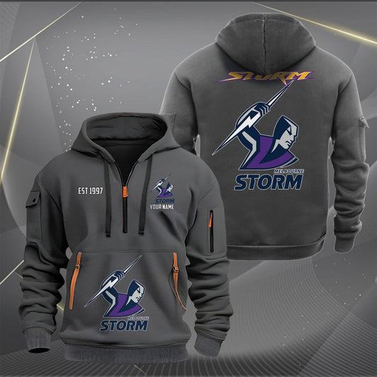 MEL Personalized Custom Sports Hoodie Zipper