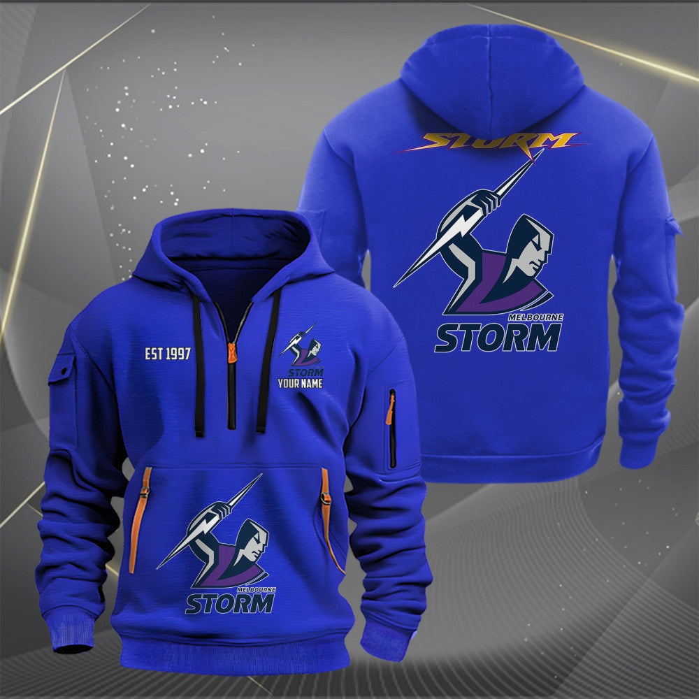 MEL Personalized Custom Sports Hoodie Zipper