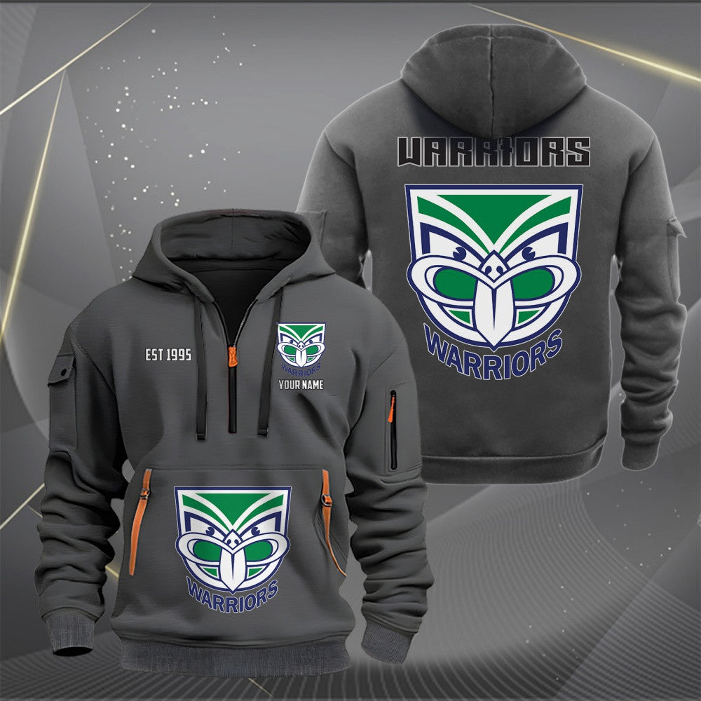 NZL Personalized Custom Sports Hoodie Zipper