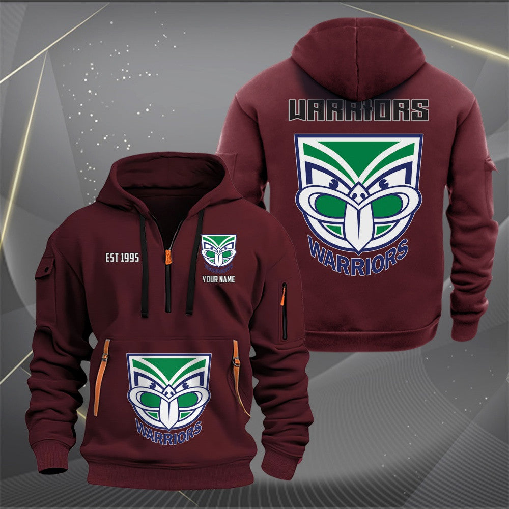 NZL Personalized Custom Sports Hoodie Zipper