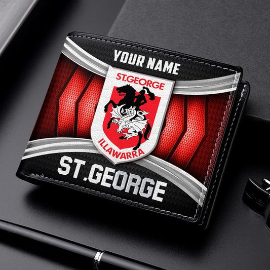 STG Personalized Custom Leather Wallet