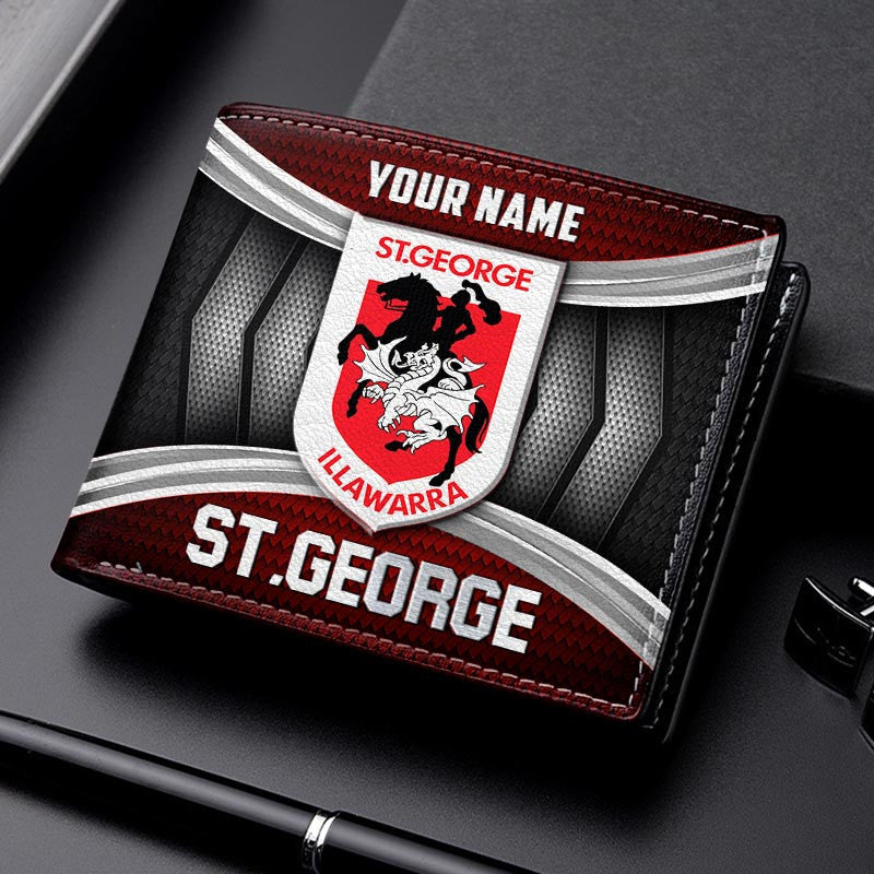 STG Personalized Custom Leather Wallet