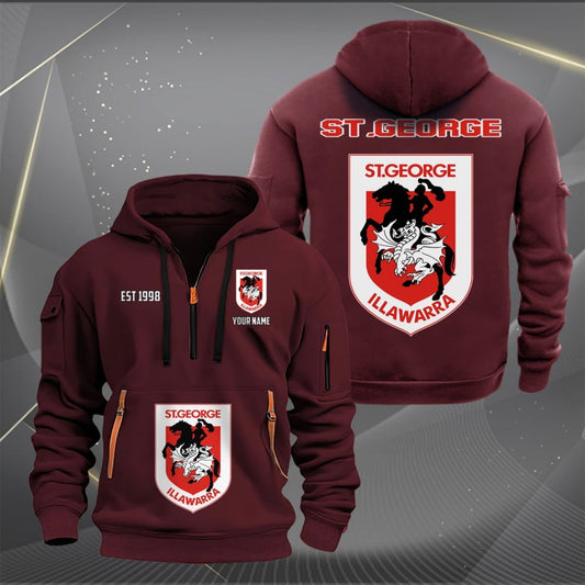 STG Personalized Custom Sports Hoodie Zipper