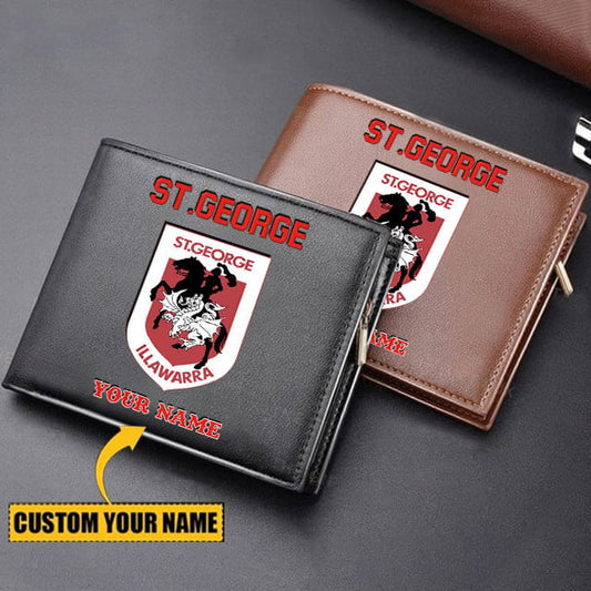 STG Personalized Custom Zipper Folded Wallet