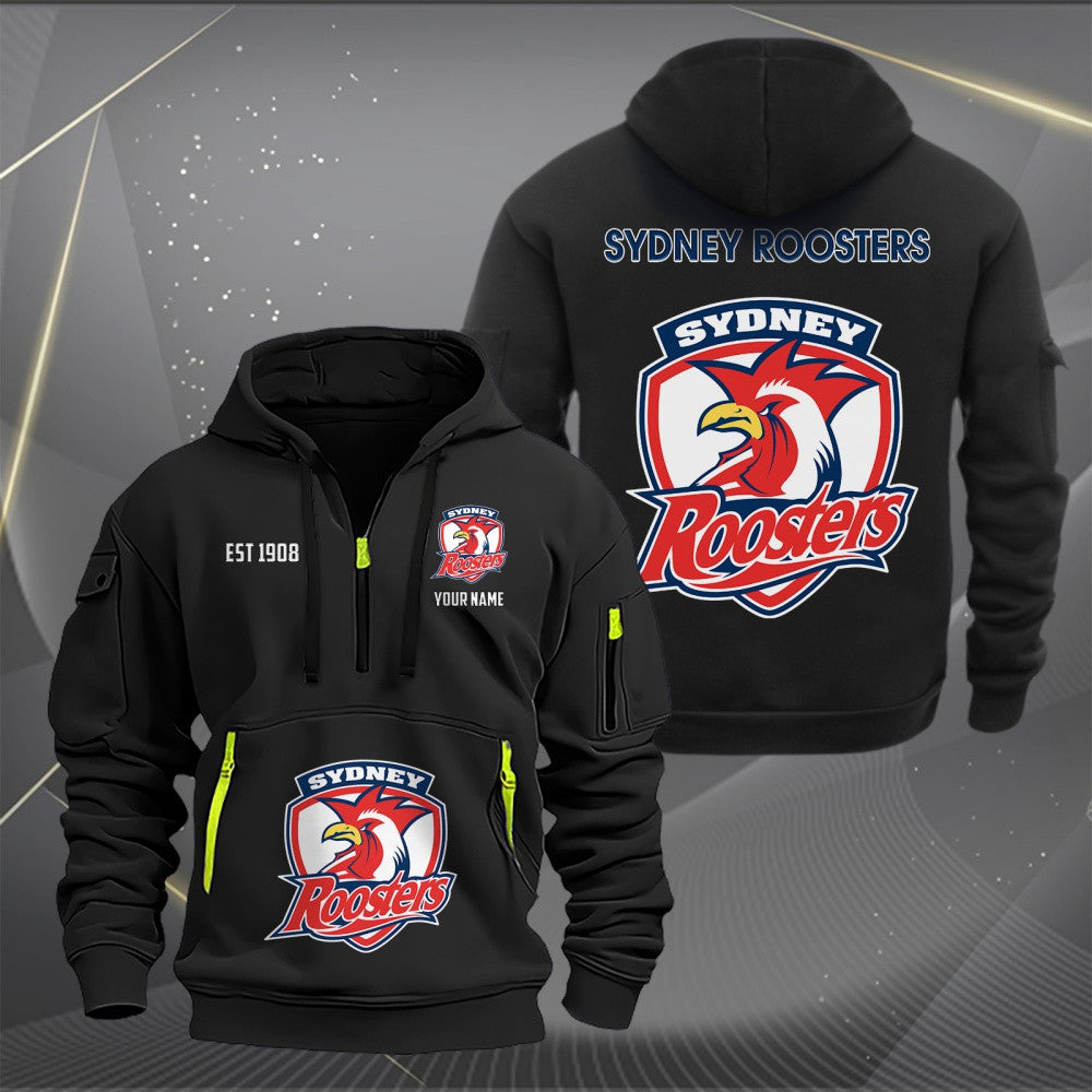 SYD Personalized Custom Sports Hoodie Zipper