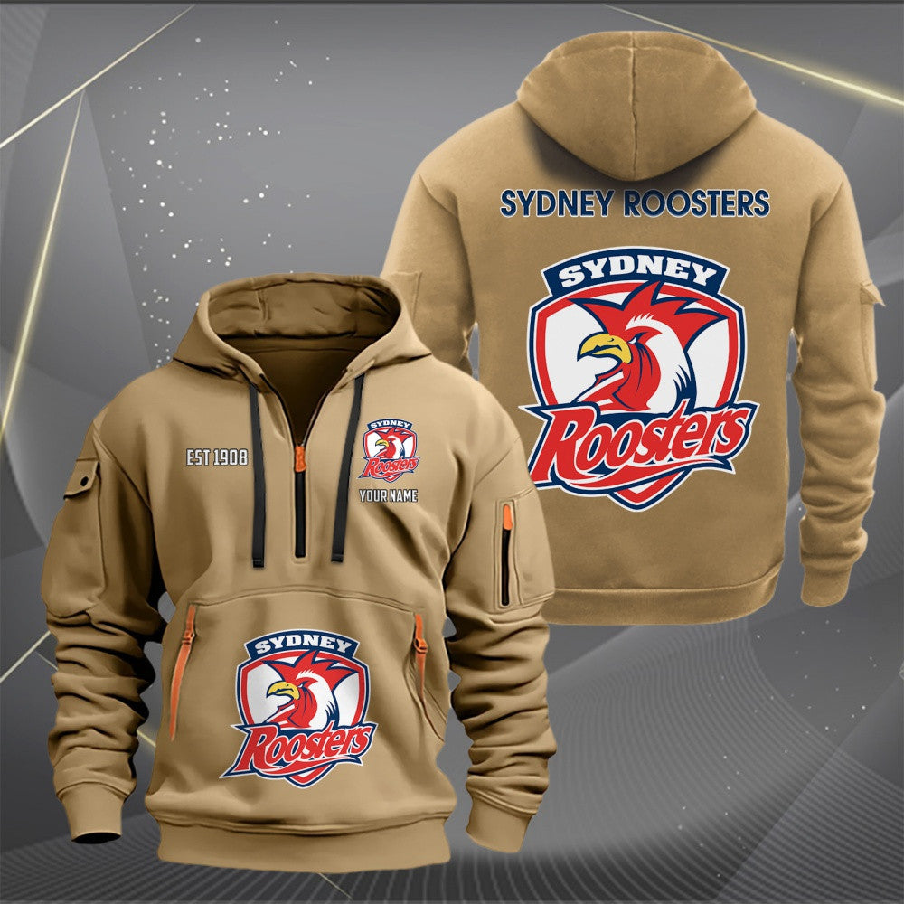 SYD Personalized Custom Sports Hoodie Zipper