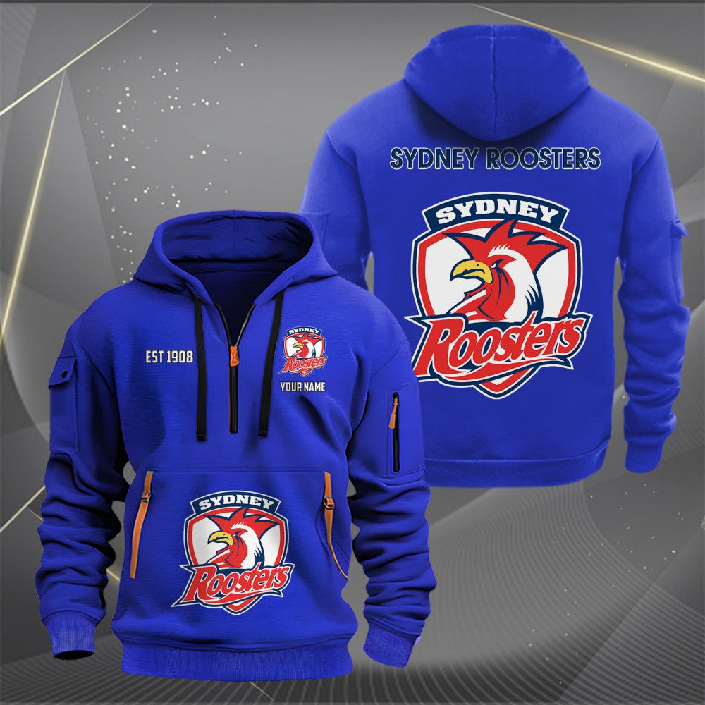 SYD Personalized Custom Sports Hoodie Zipper
