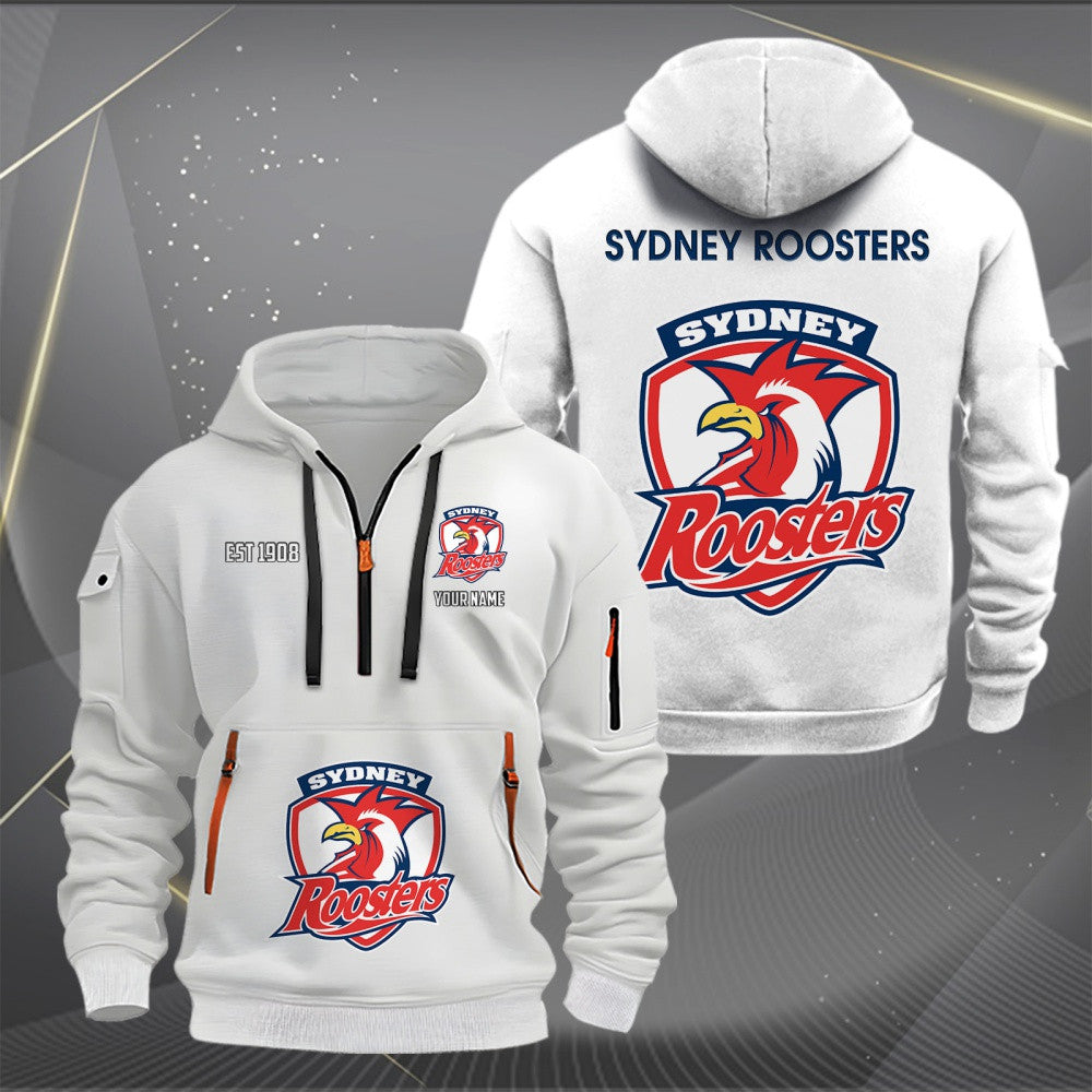 SYD Personalized Custom Sports Hoodie Zipper