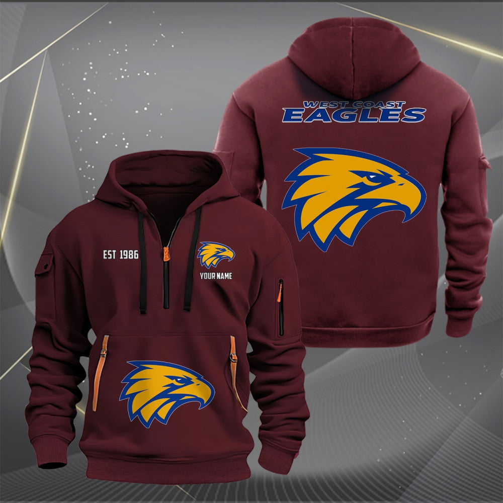 WCE Personalized Custom Sports Hoodie Zipper