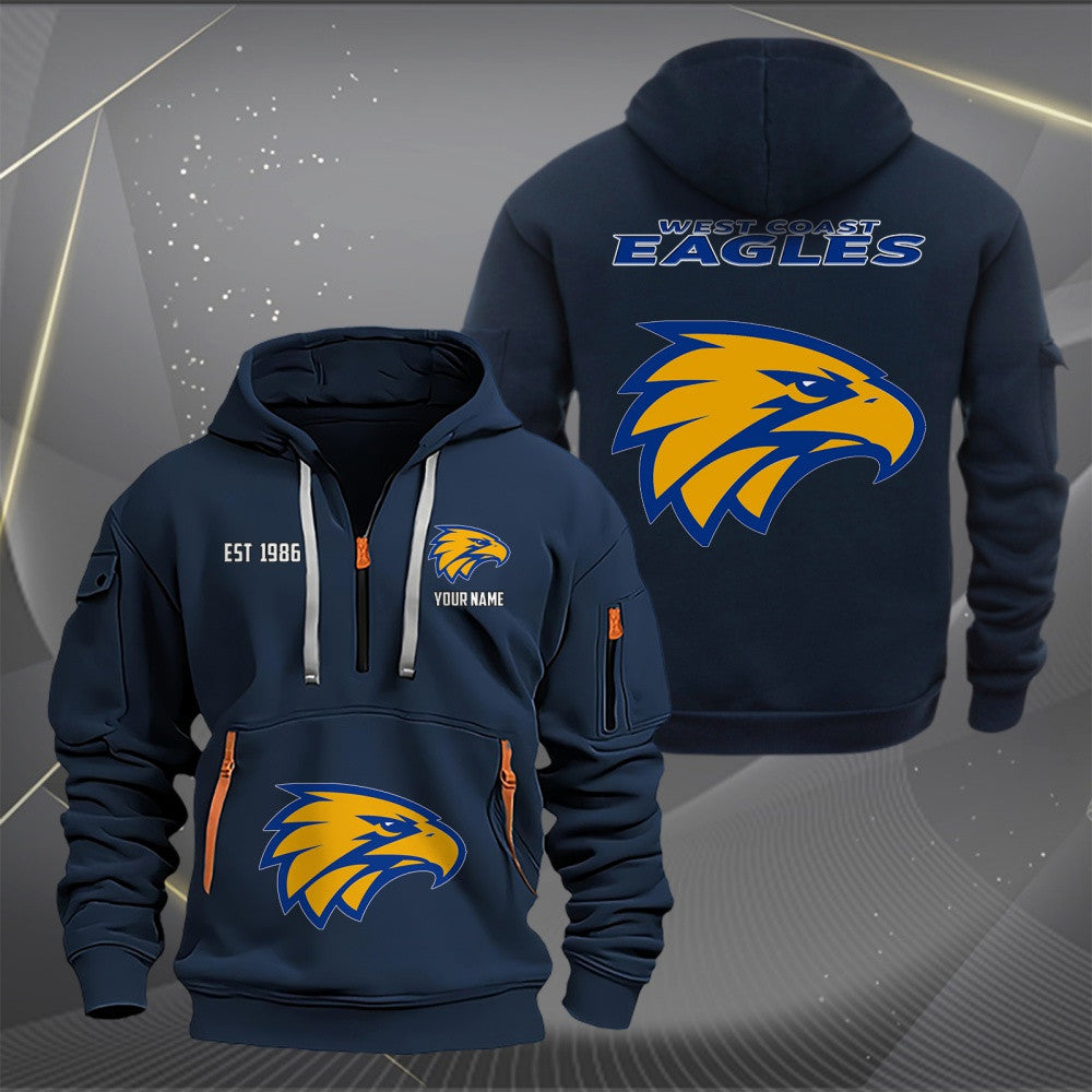 WCE Personalized Custom Sports Hoodie Zipper