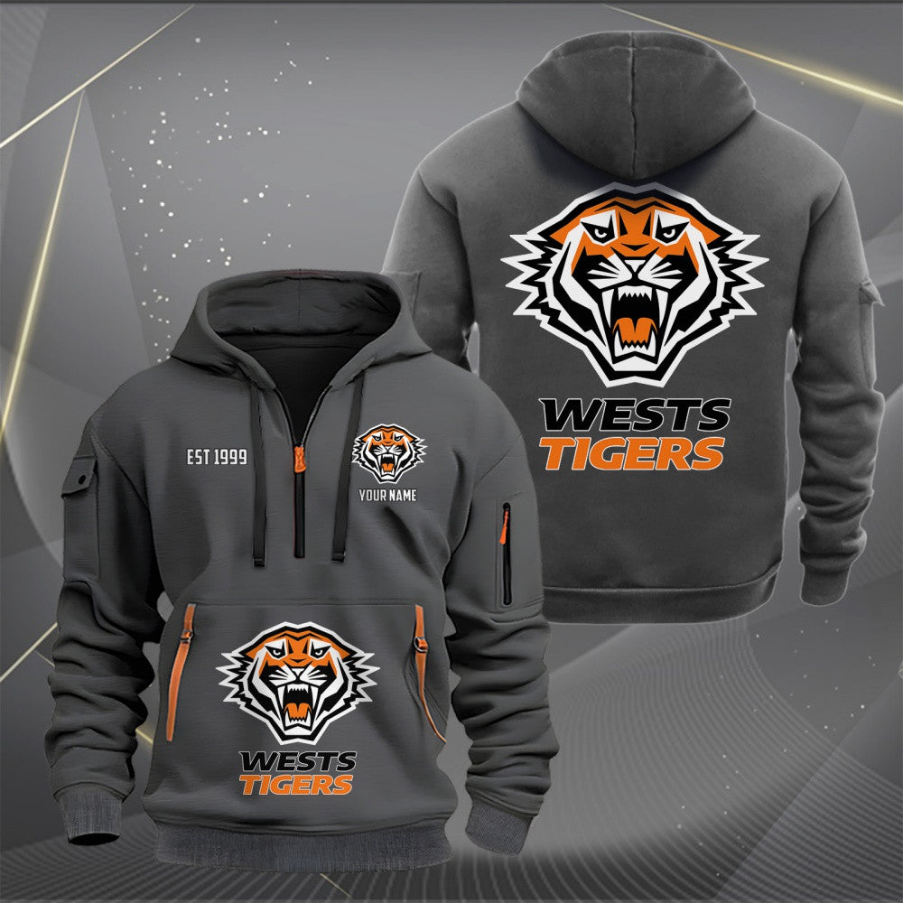 WST Personalized Custom Sports Hoodie Zipper