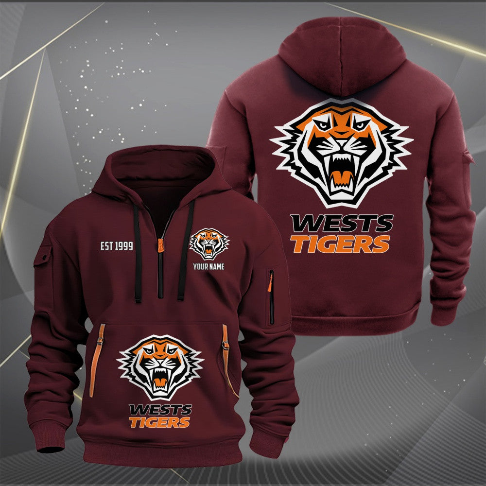 WST Personalized Custom Sports Hoodie Zipper