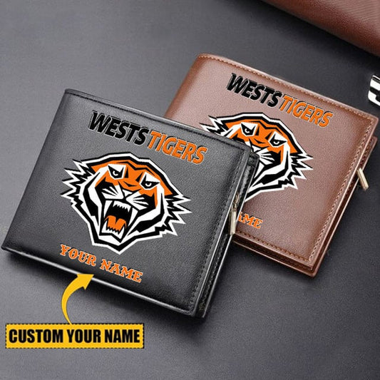 WST Personalized Custom Zipper Folded Wallet