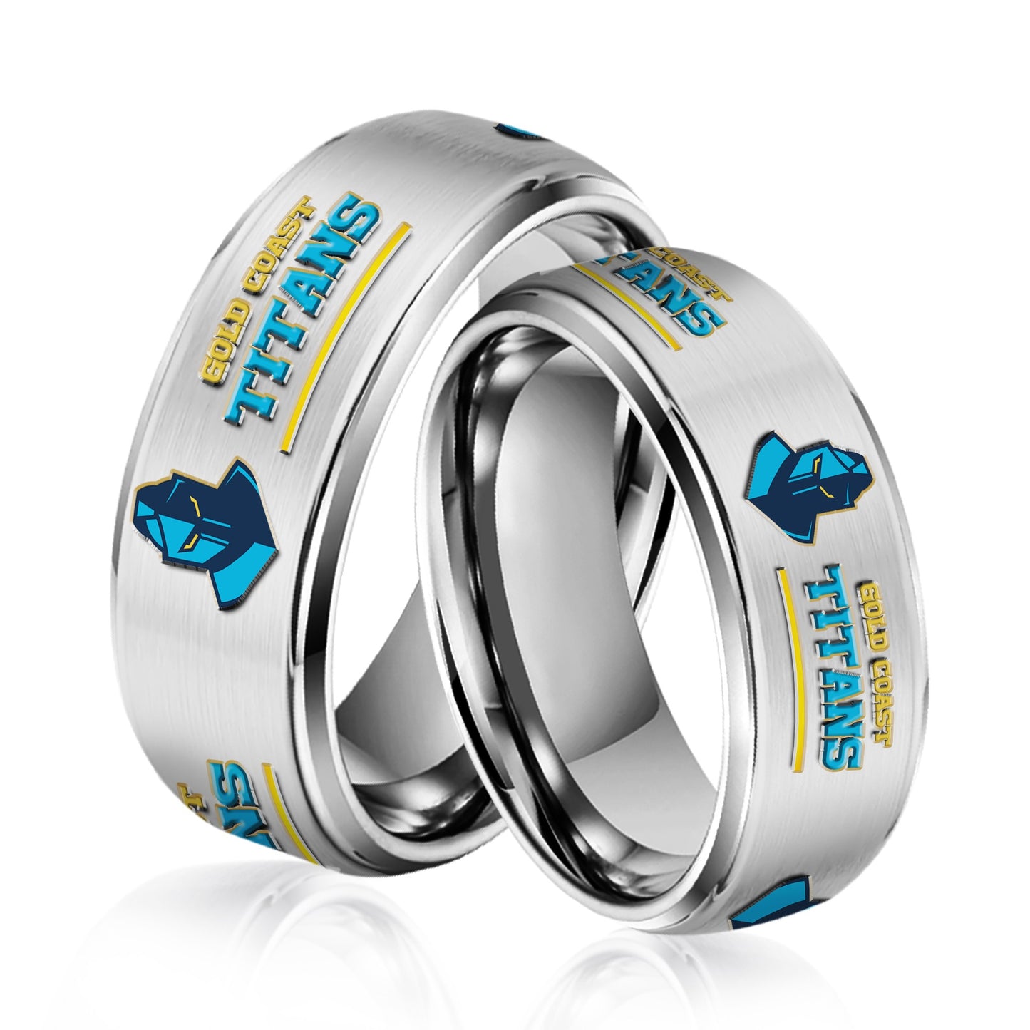 NRL Silver Tungsten Rings Gift For Fans 4