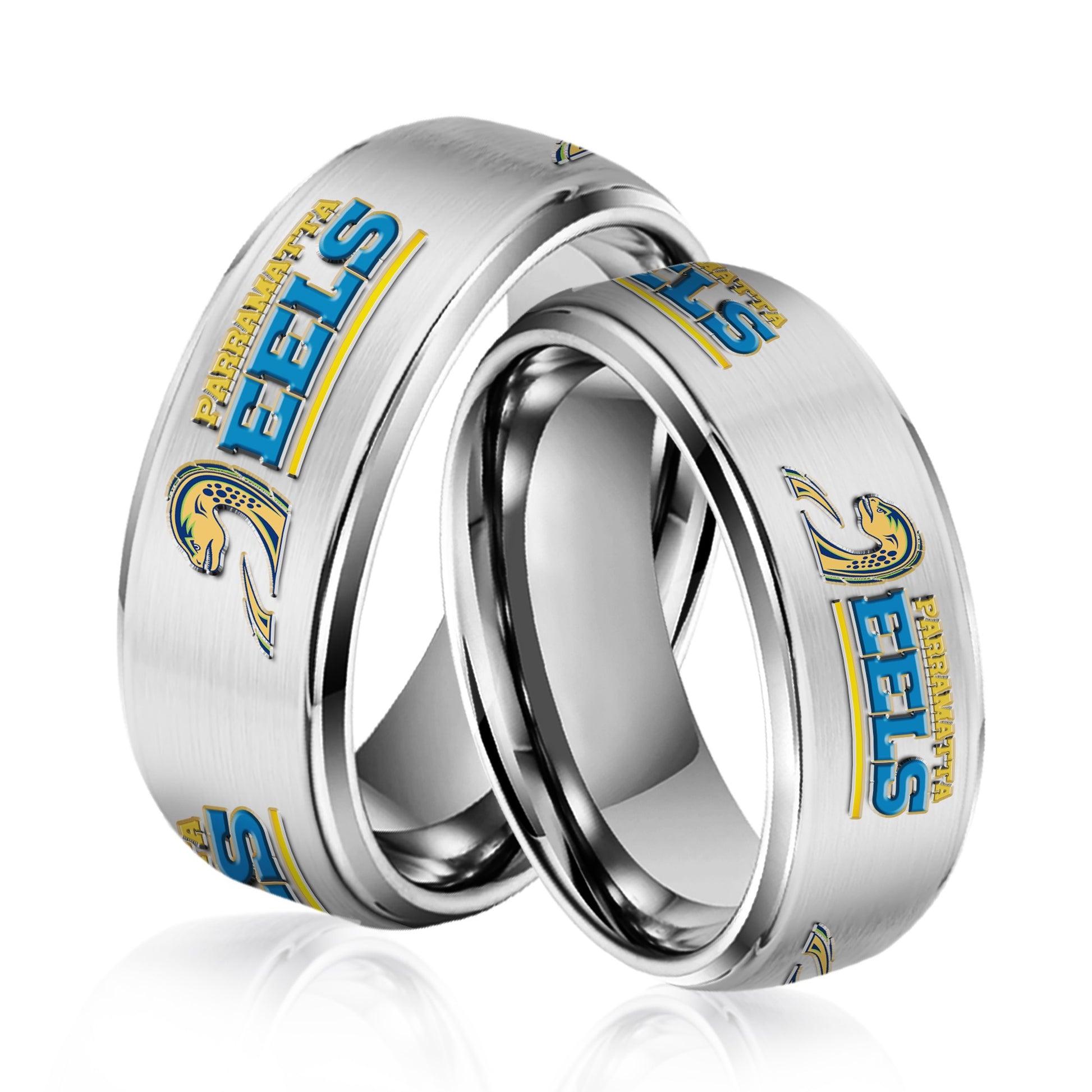 NRL Silver Tungsten Rings Gift For Fans 1