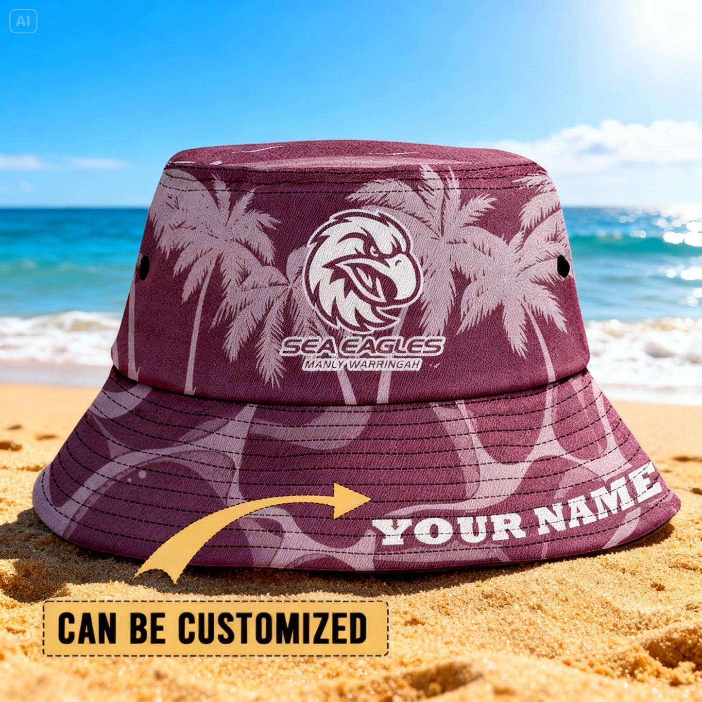 MAN Personalized Custom Bucket Hat