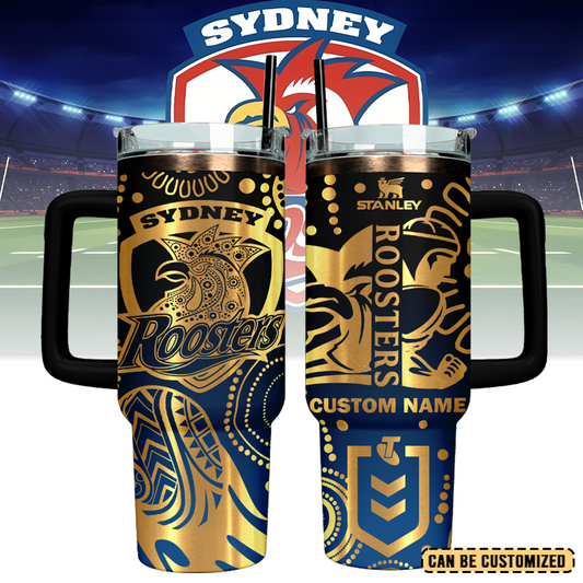 SYD Personalized Custom 40oz 30oz Stainless Steel Tumbler With Handle 3