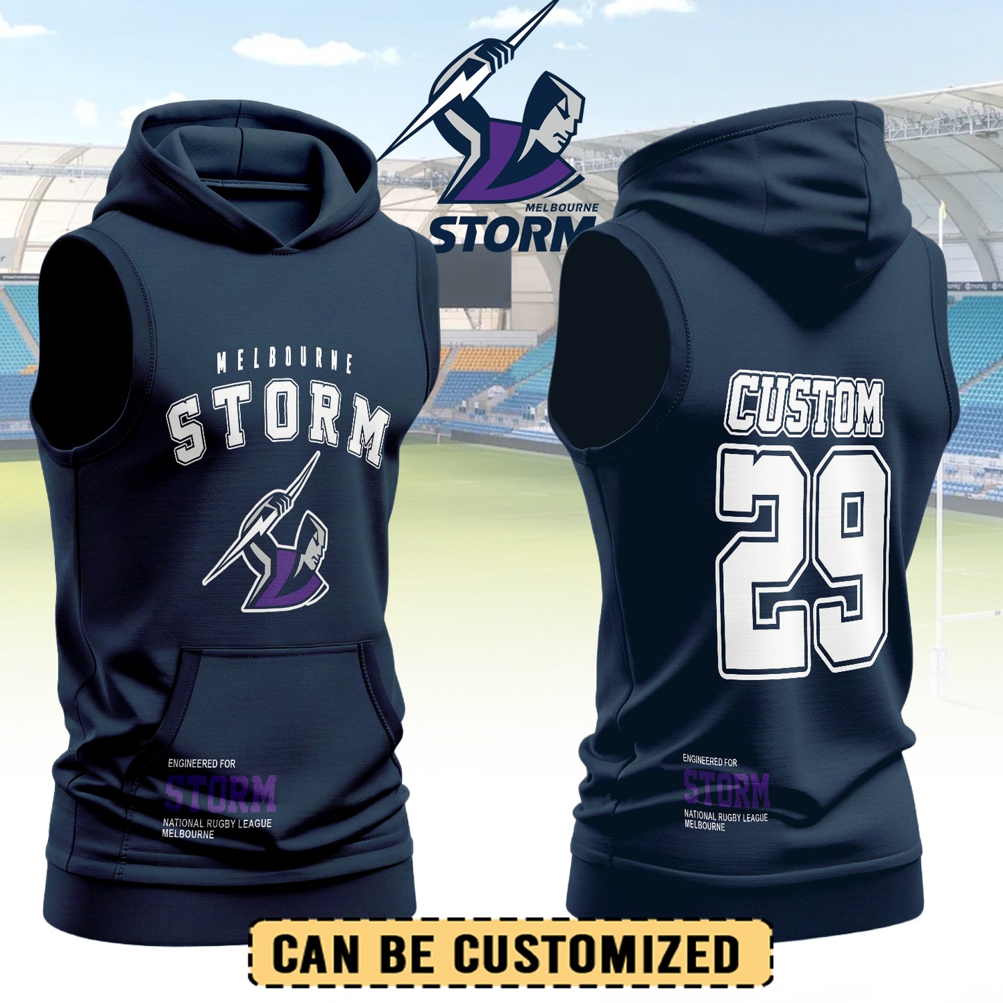 MEL Personalized Custom Hooded Tank Top 5