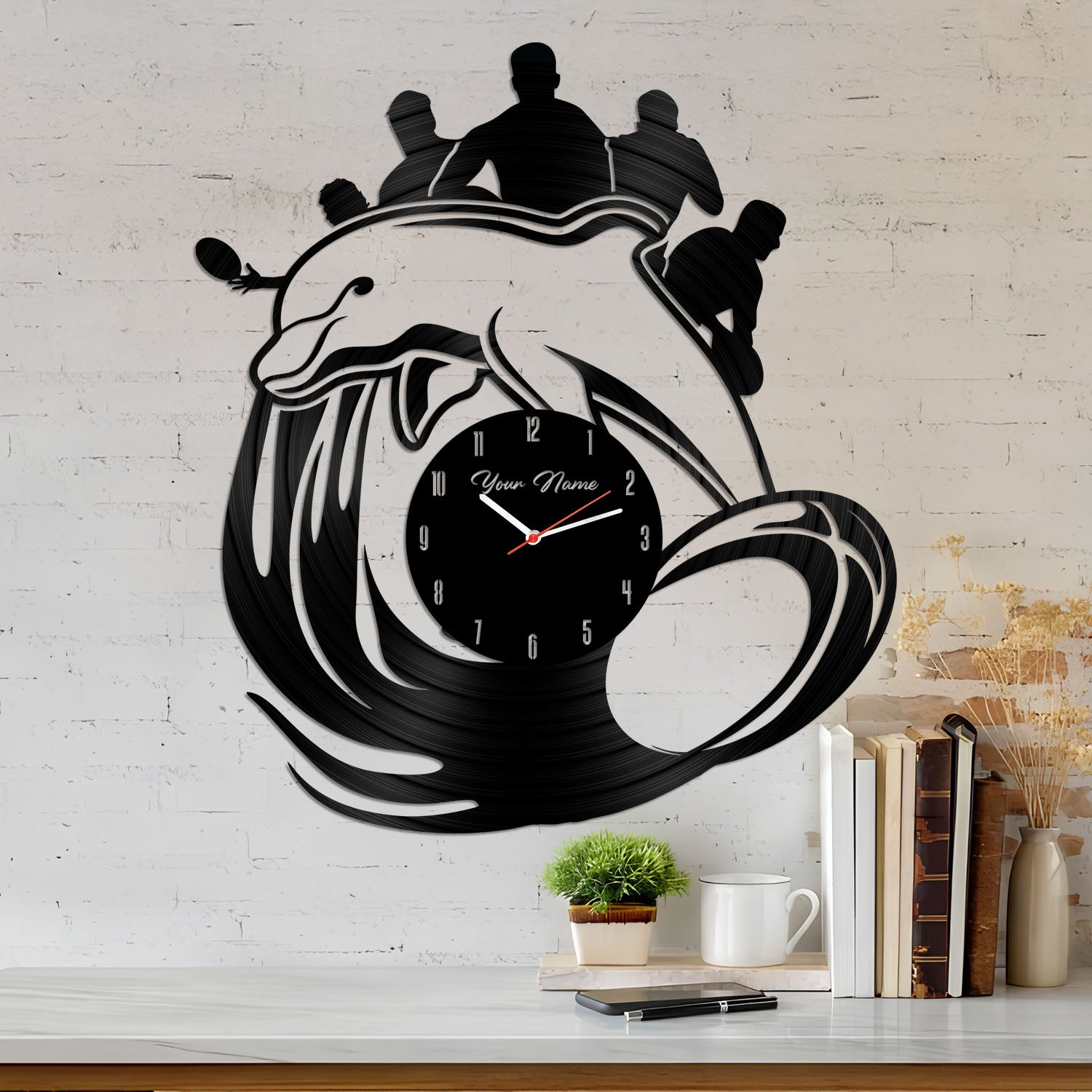 DOL Personalized Custom Vinyl Clock With Led For Home