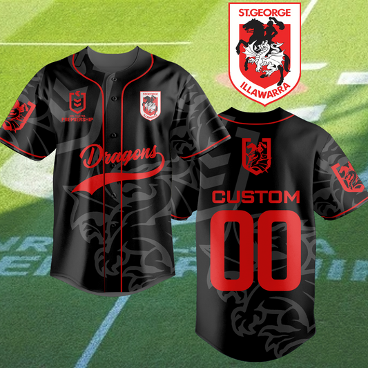 STG Personalized Custom Baseball Jersey