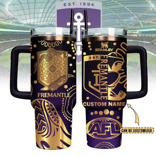 FRE Personalized Custom 40oz 30oz Stainless Steel Tumbler With Handle
