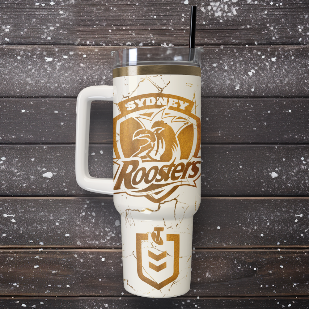 SYD Personalized Custom 40oz 30oz Stainless Steel Tumbler With Handle 4