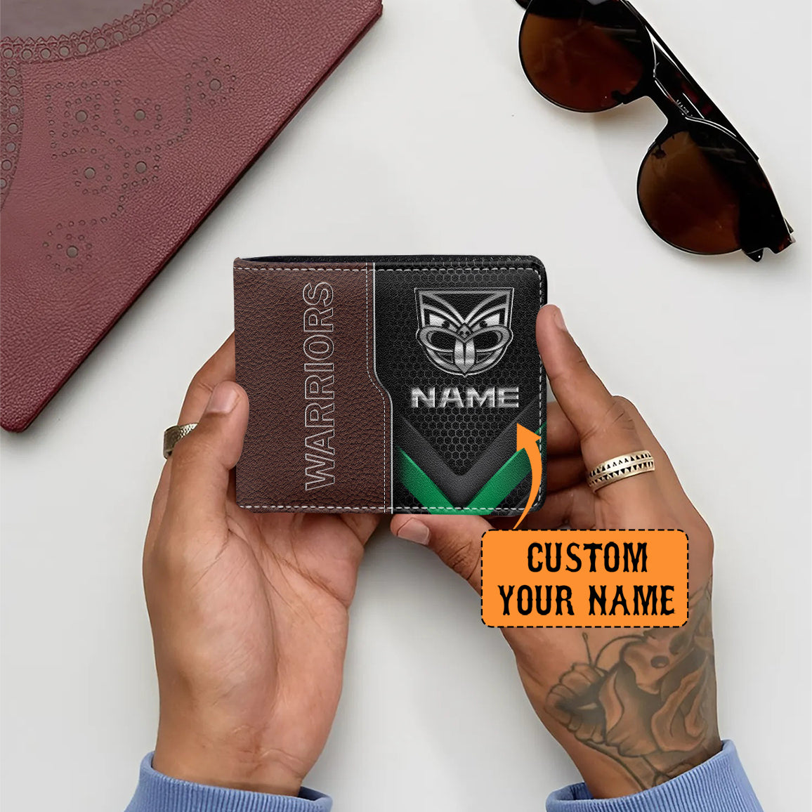 NZL Personalized Custom Leather Wallet 3