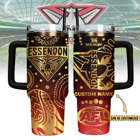 ESS Personalized Custom 40oz 30oz Stainless Steel Tumbler With Handle