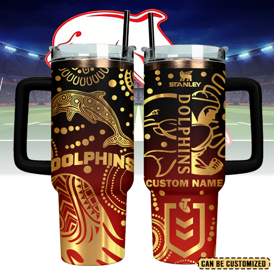 DOL Personalized Custom 40oz 30oz Stainless Steel Tumbler With Handle 3