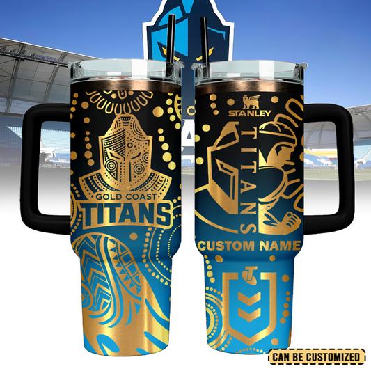 GLD Personalized Custom 40oz 30oz Stainless Steel Tumbler With Handle 3