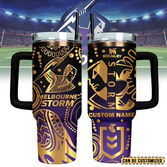 MEL Personalized Custom 40oz 30oz Stainless Steel Tumbler With Handle 3