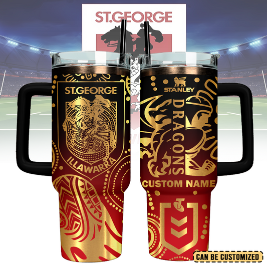 STG Personalized Custom 40oz 30oz Stainless Steel Tumbler With Handle 3