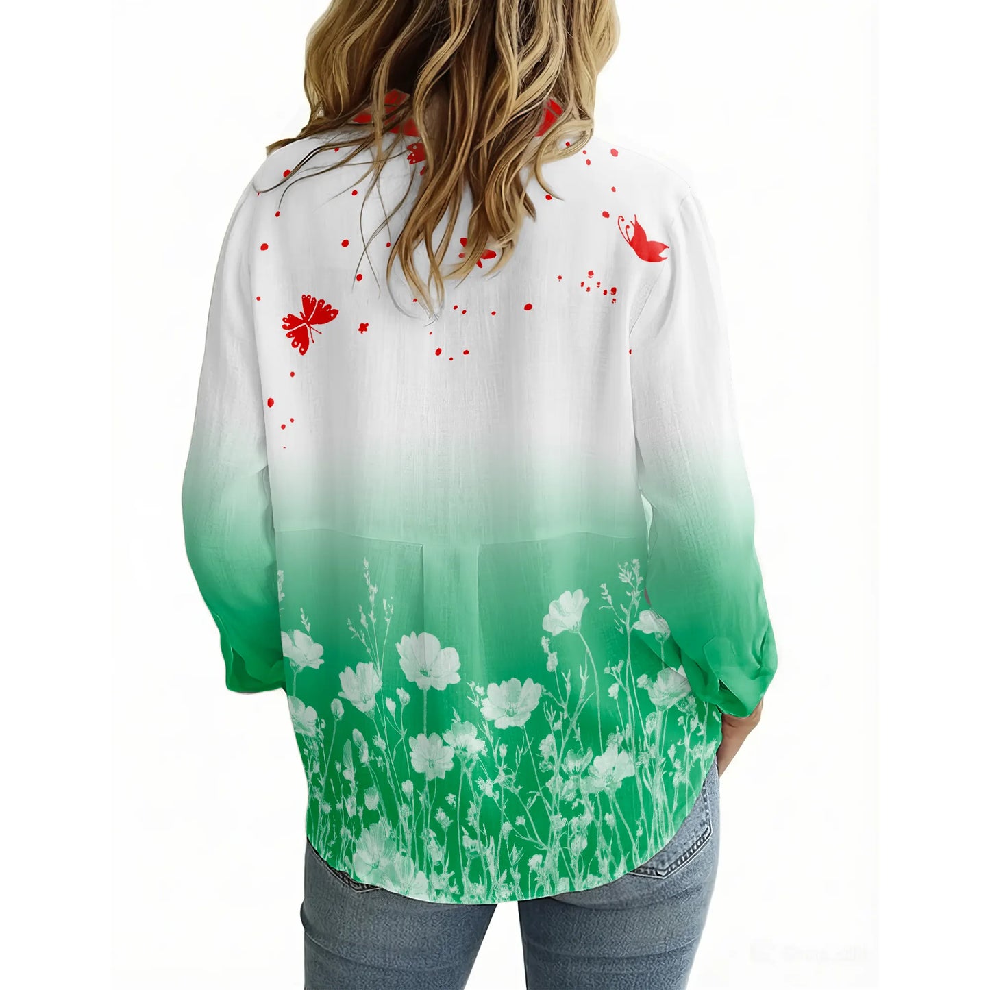 SOU Personalized Custom Women's Casual Shirt 2