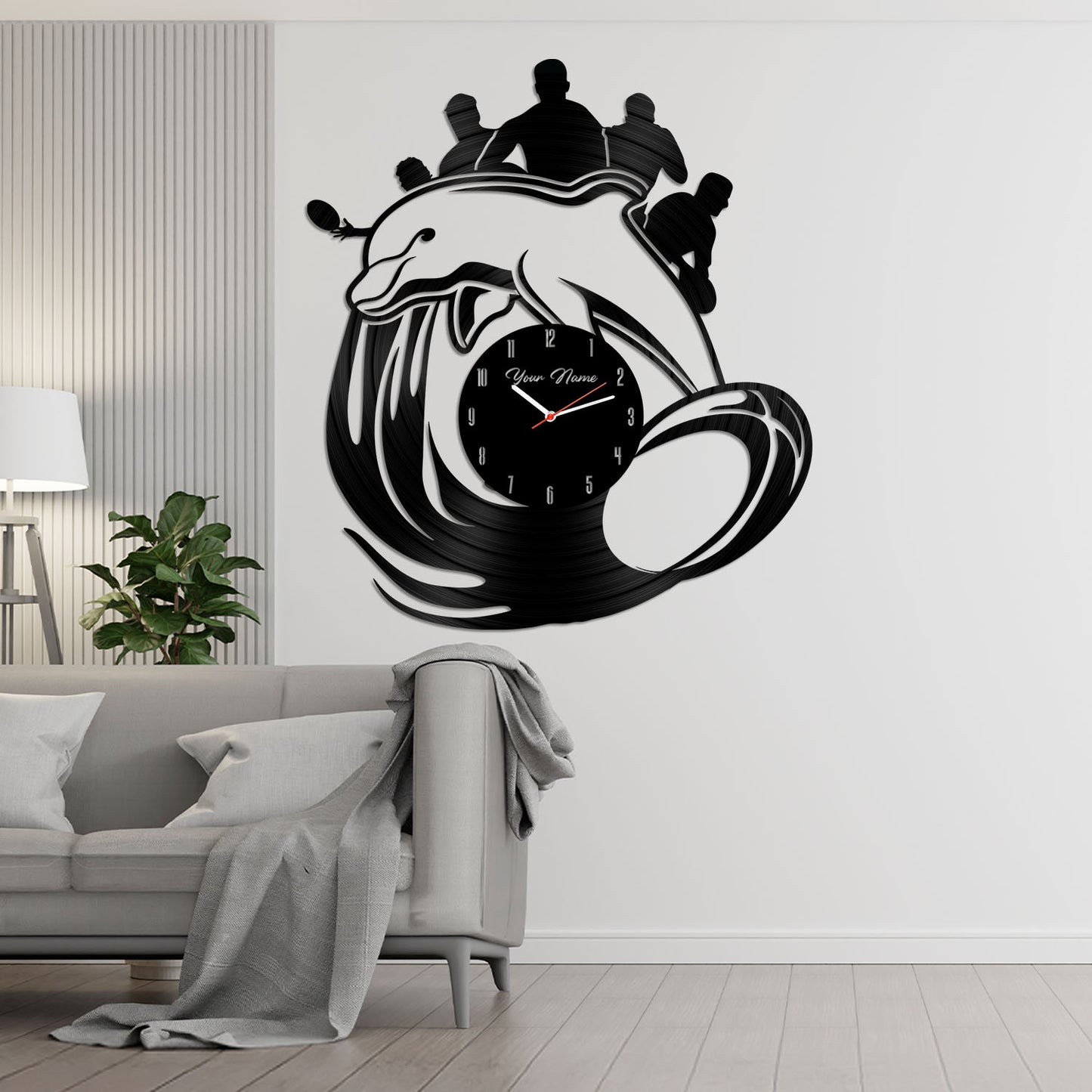 DOL Personalized Custom Vinyl Clock With Led For Home
