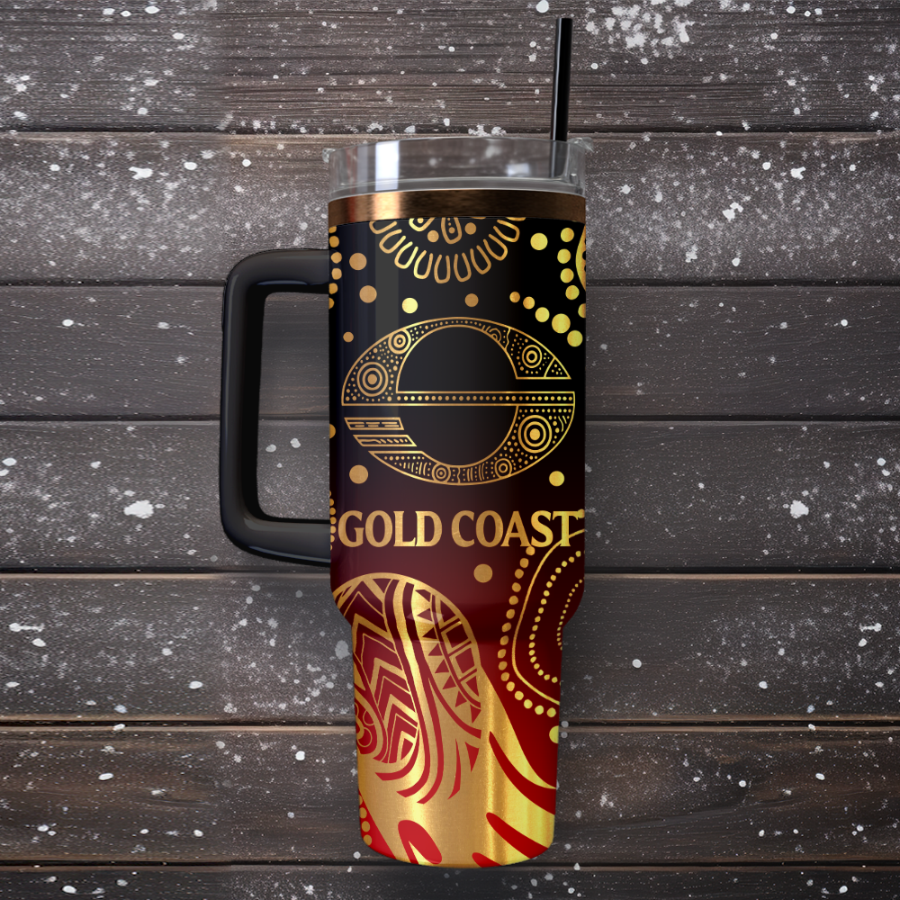 GCS Personalized Custom 40oz 30oz Stainless Steel Tumbler With Handle