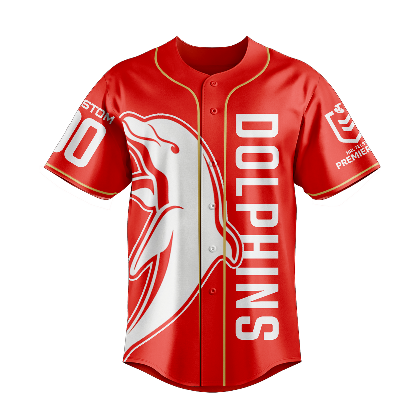 DOL Personalized Custom Baseball Jersey 2