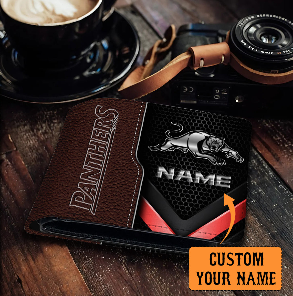 PEN Personalized Custom Leather Wallet 3