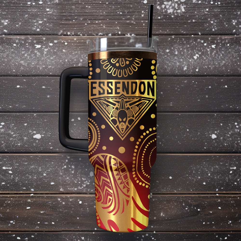 ESS Personalized Custom 40oz 30oz Stainless Steel Tumbler With Handle