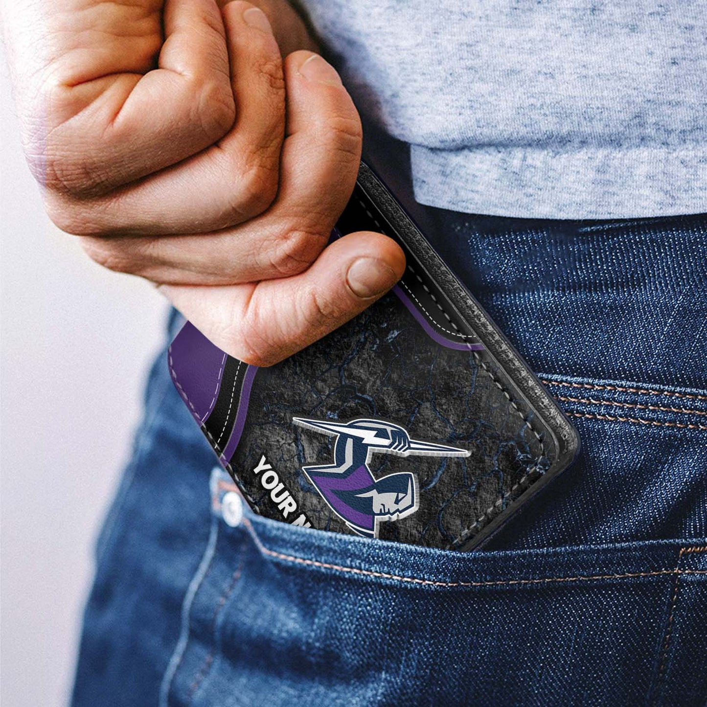 MEL Personalized Custom Leather Wallet 4