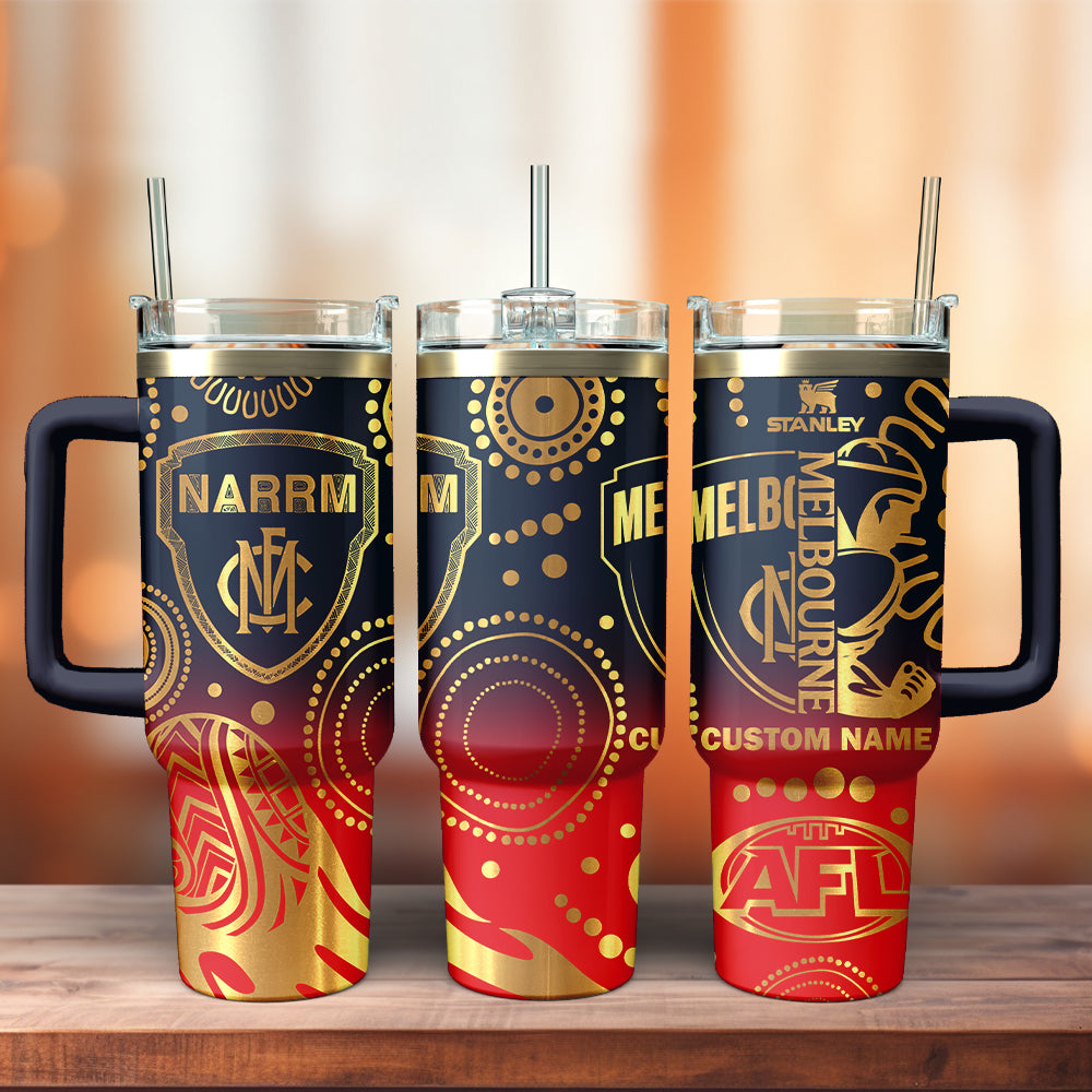 MD Personalized Custom 40oz 30oz Stainless Steel Tumbler With Handle