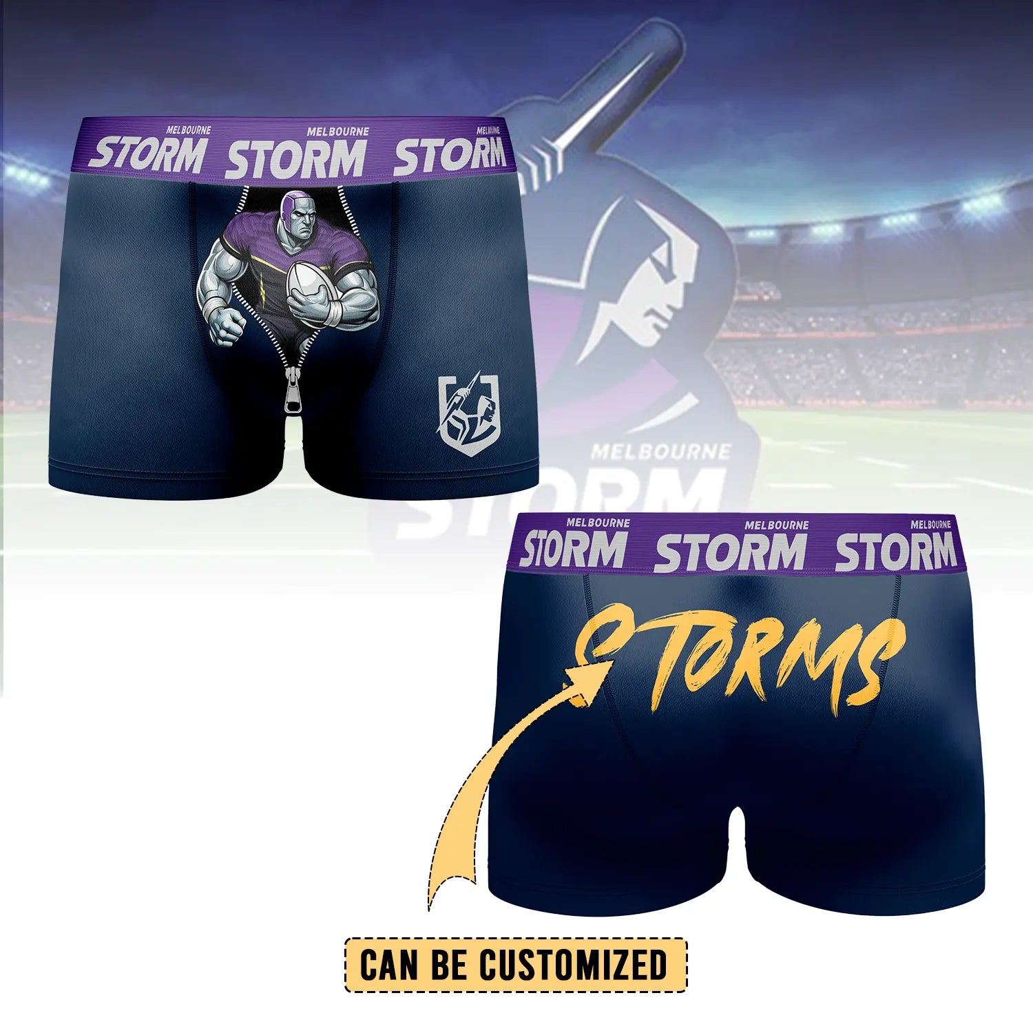 MEL Personalized Custom Boxer Briefs Men’s Underwear 2